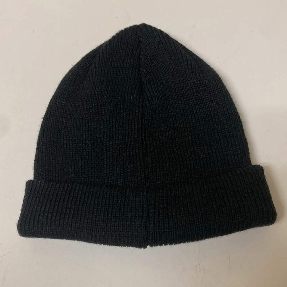 Adidas Youth Originals Trefoil Beanie Hat Black White NWT Kids One Size Winter